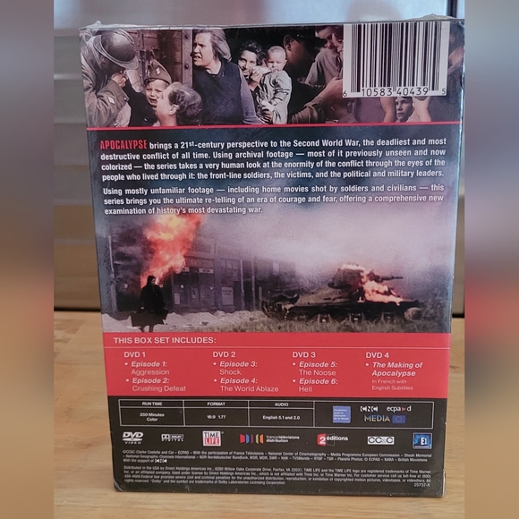 NWT BRAND NEW Apocalypse WWII Time Life 4 DVDs box set 6 episodes - Picture 3 of 4